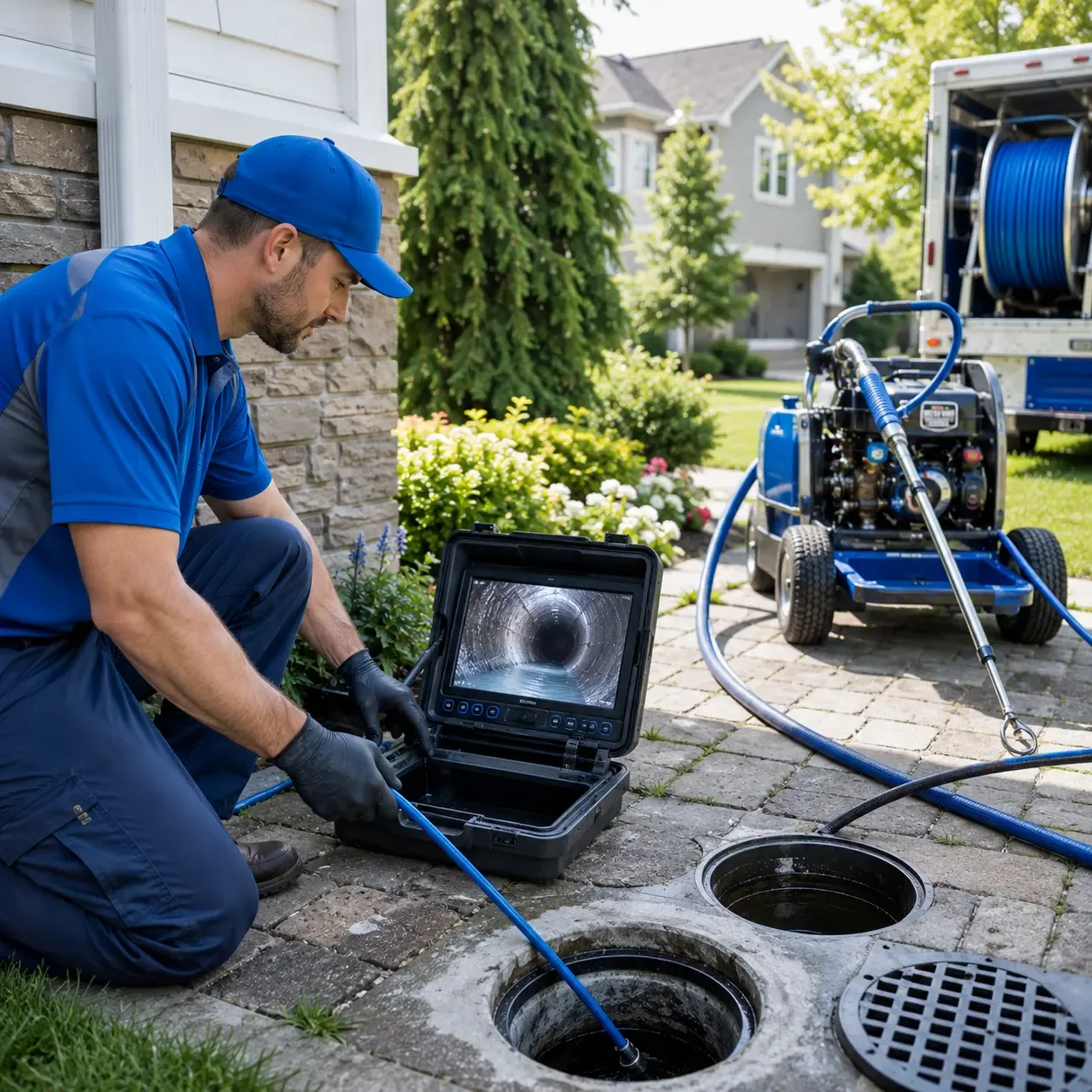 Outdoor drain cleaning professionals serving Eden, NC